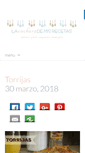 Mobile Screenshot of lacucharademisrecetas.com
